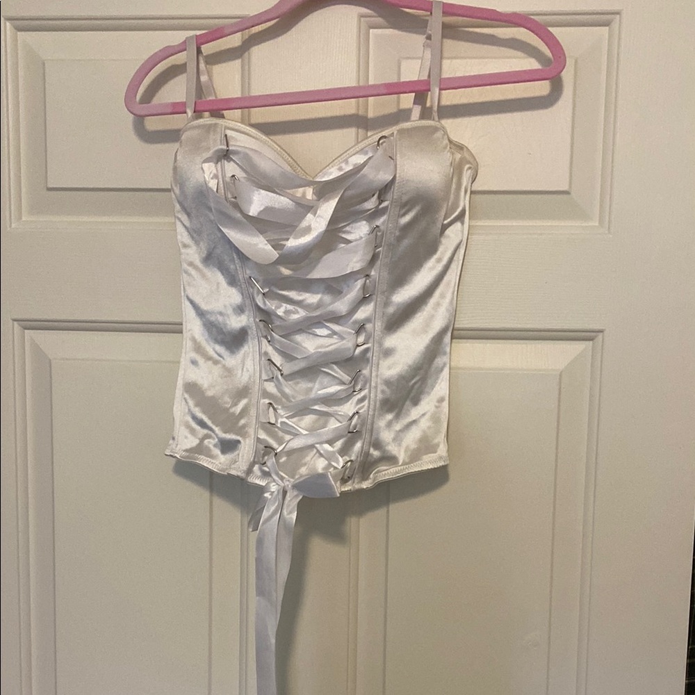 Spirit White Satin Fabric